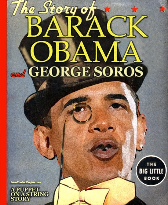 Obama Soros puppet star