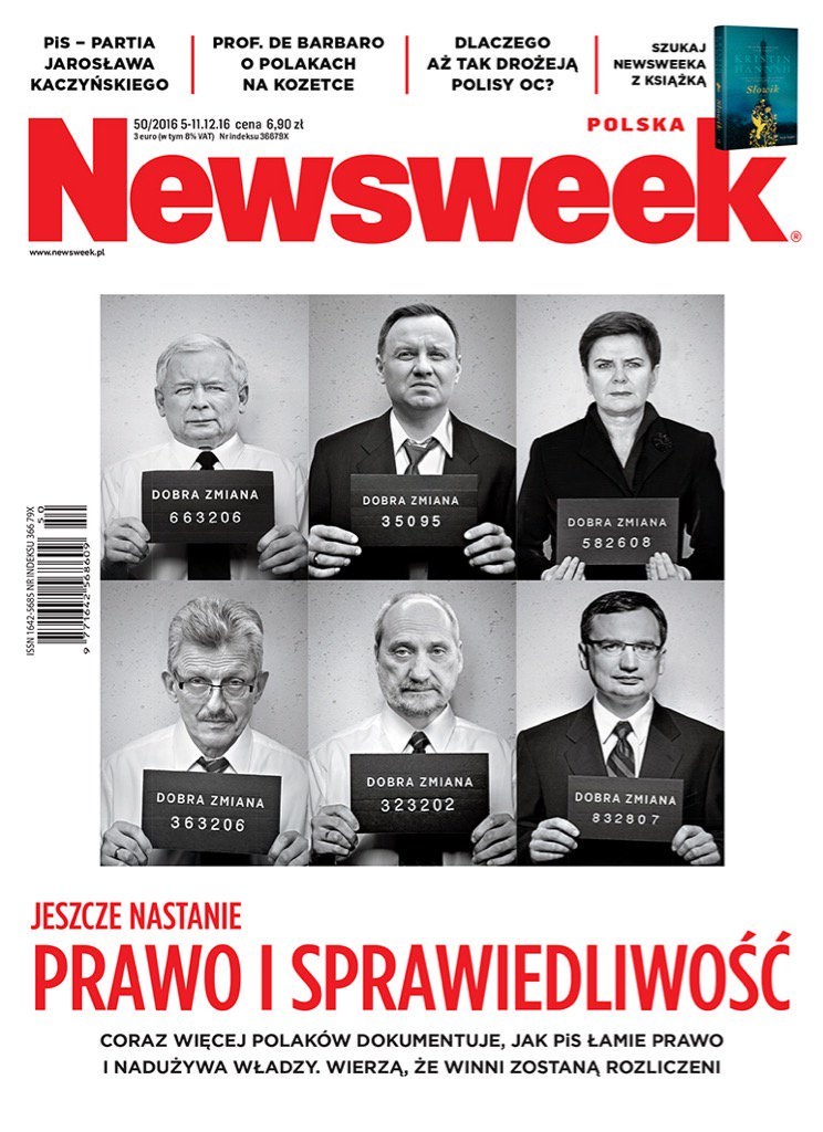 Najnowsza okładka "Newsweeka".