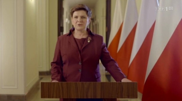 Premier Beata Szydło. Źródło: KPRM