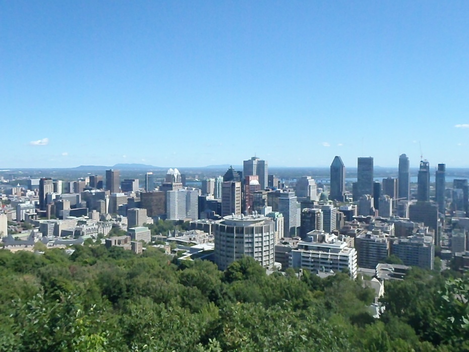 Montreal, widok z góry Mount Real