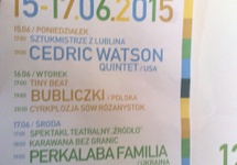 plakat festiwalowy 2015