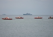 Poszukiwania szczątków samolotu i ofiar na Morzu Czarnym, fot. PAP/EPA/YEVGENY REUTOV