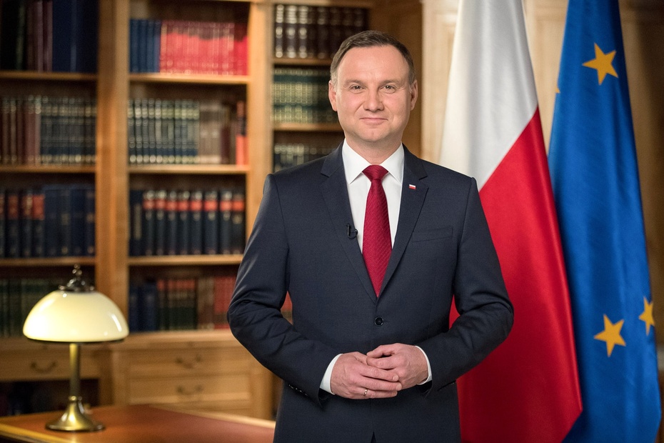 Prezydent Andrzej Duda podczas wygłaszania orędzia, fot. prezydent.pl