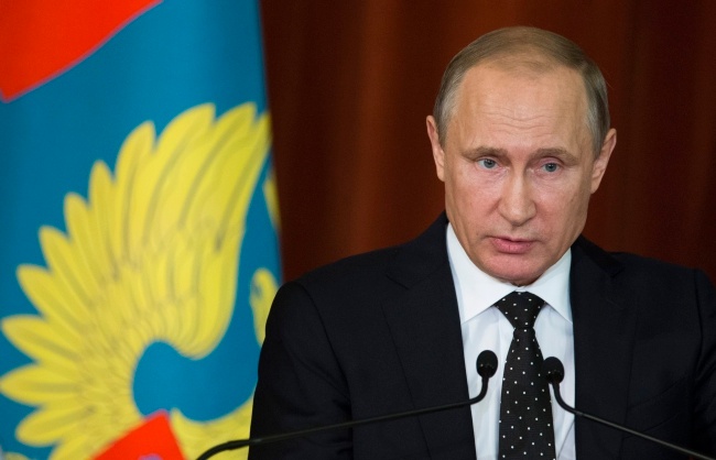Prezydent Rosji Vladimir Putin. fot.PAP/EPA/IVAN SEKRETAREV / POOL