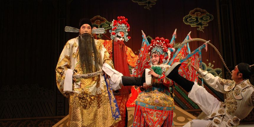 Scena z opery "Gongsun Zidu" 02