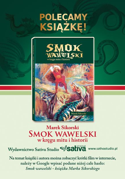"Smok wawelski w kręgu mitu i historii" - książka Marka Sikorskiego