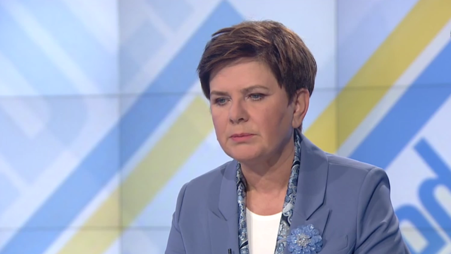 Premier Beata Szydło w TVN24. fot. kard z filmu TVN24/Jeden na jeden