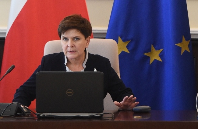 Premier Beata Szydło, fot. PAP/Radek Pietruszka
