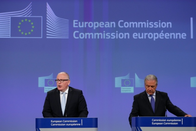 Komisja Europejska liczy na kompromis ze strony rządu PiS. Fot. PAP