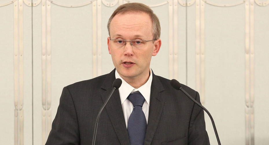 Prezes IPN Łukasz Kamiński.