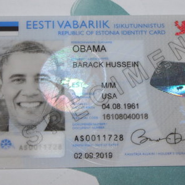 Barack Obama jako nowy e-rezydent Estonii