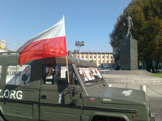 Na Rondzie Charles'a de Gaulle'a byłem dziś po czternastej foto: Andrzej Budzyk