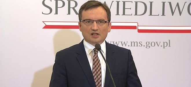 Minister Sprawiedliwości i prokurator generalny Zbigniew Ziobro, fot. TVN24/kadr z filmu