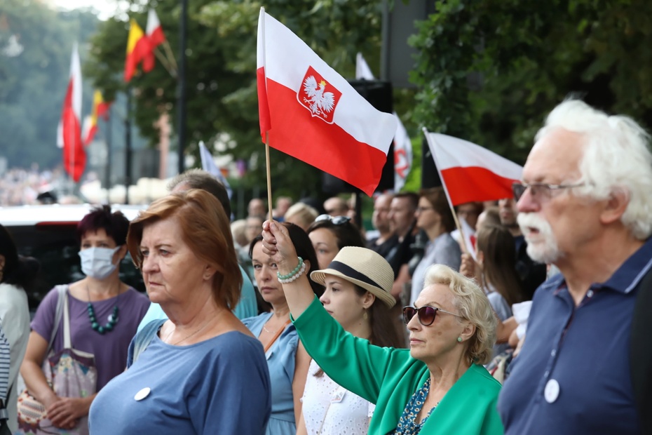 Obchody 77. rocznicy Powstania Warszawskiego. fot. PAP/Tomasz Gzell