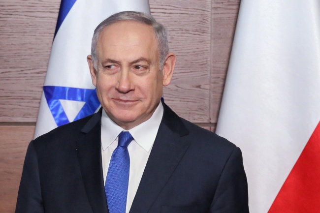 Premier Izraela Benjamin Netanjahu. Fot. PAP/Paweł Supernak