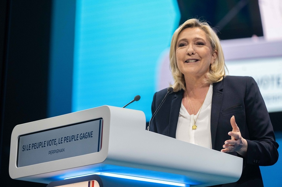 Marine Le Pen. Fot. PAP/EPA/CAROLINE BLUMBERG