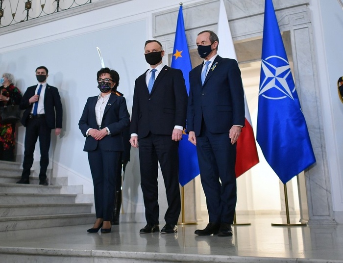 Zgromadzenie Narodowe w Sejmie. Przemowa prezydenta Andrzeja Dudy