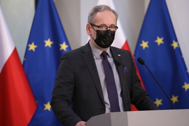 Minister zdrowia Adam Niedzielski. fot. PAP/Tomasz Gzell