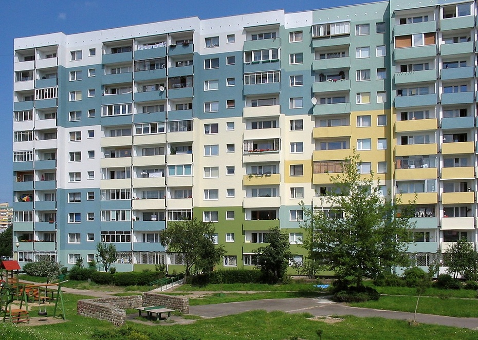 Blok z wielkiej płyty w Gdańsku, zdjęcie ilustracyjne, fot. Wikipedia