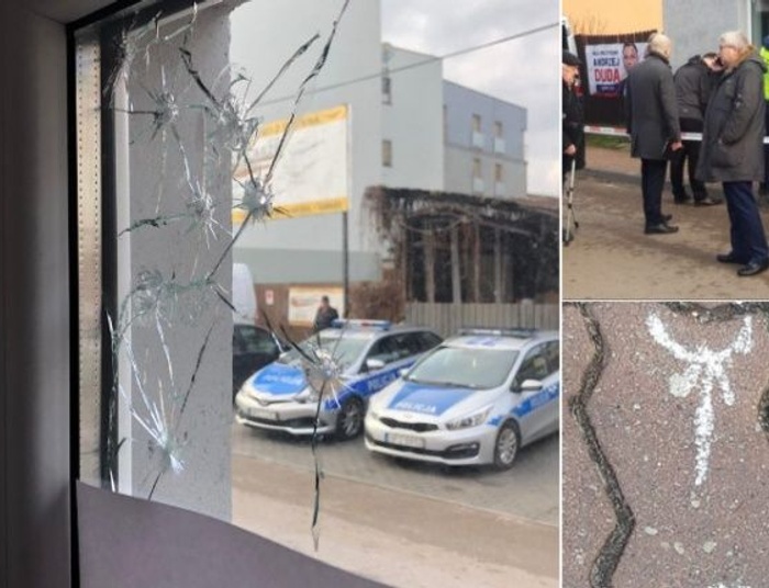 Ostrzelano biuro poselskie Ryszarda Czarneckiego w Nowym Dworze. Ponad 70 kul.