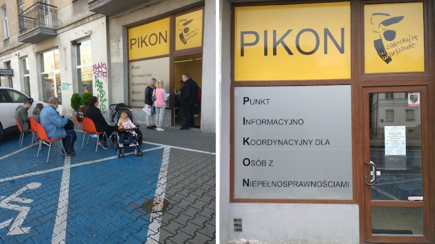 Punkt Informacyjno- Koordynacyjnym dla Osób z Niepełnosprawnościami w Warszawie.