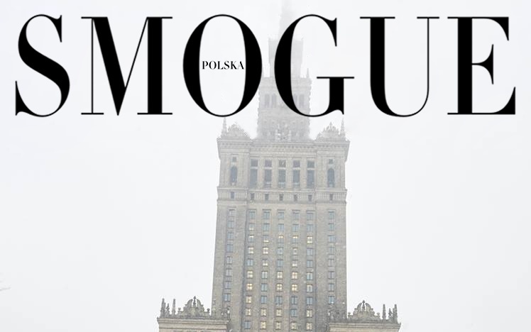 "Smogue", przeróbka okładki "Vogue", fot. Facebook/Polska w Dużych Dawkach
