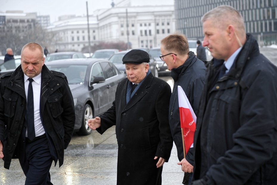 Jarosław Kaczyński. fot. PAP/Radek Pietruszka