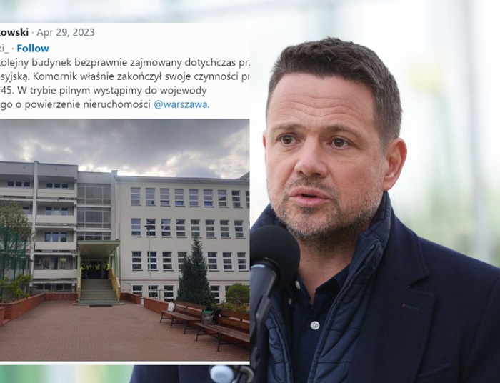 Rosyjska szkoła w Warszawie. Trzaskowski mówi, jak jest