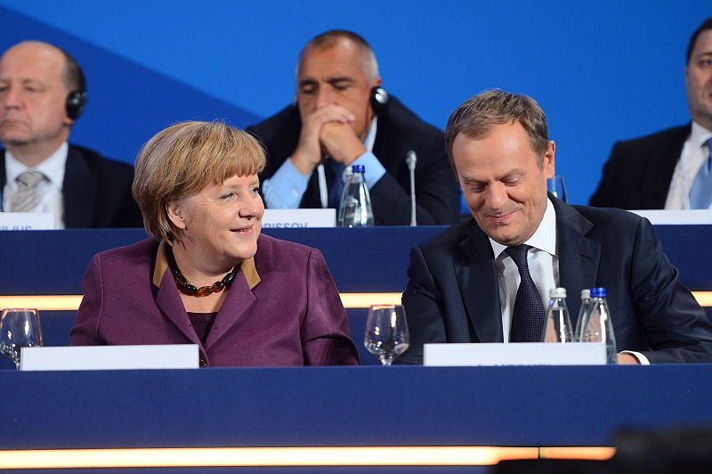 Angela Merkel i Donald Tusk. fot. Wikimedia