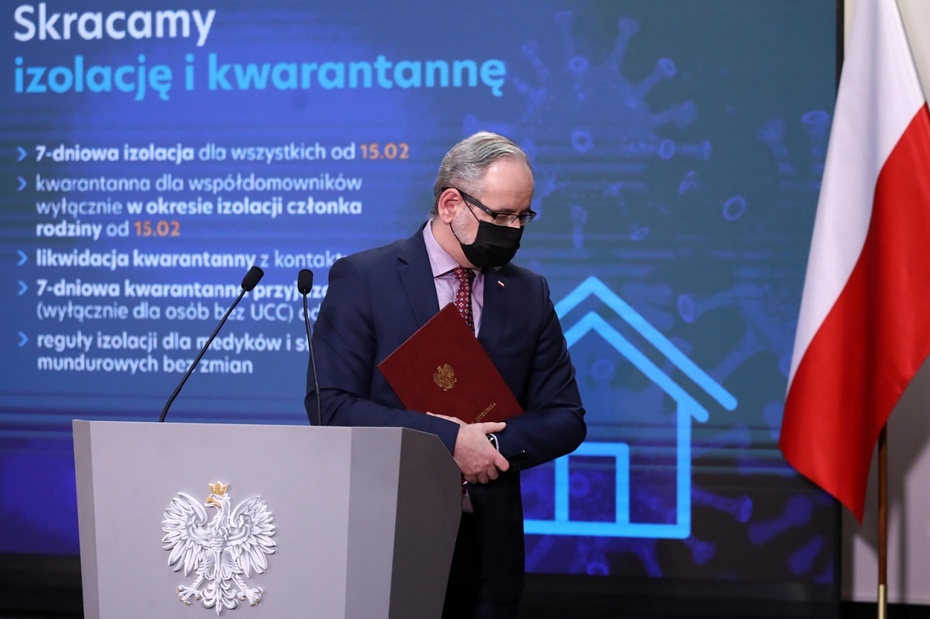Minister Zdrowia Adam Niedzielski. PAP/Tomasz Gzell