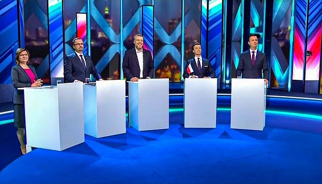 Debata w TVN24. fot. screen/TVN24