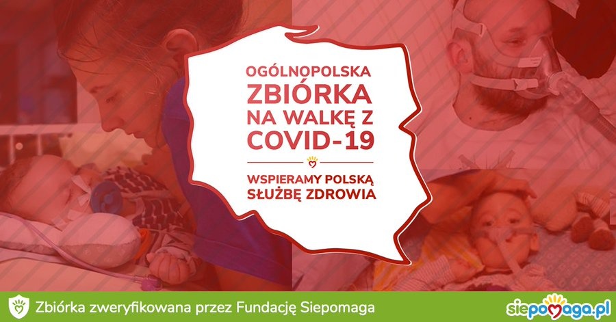 Na stronie Siepomaga.pl trwa zbiórka pieniędzy na sprzęt dla polskich szpitali.