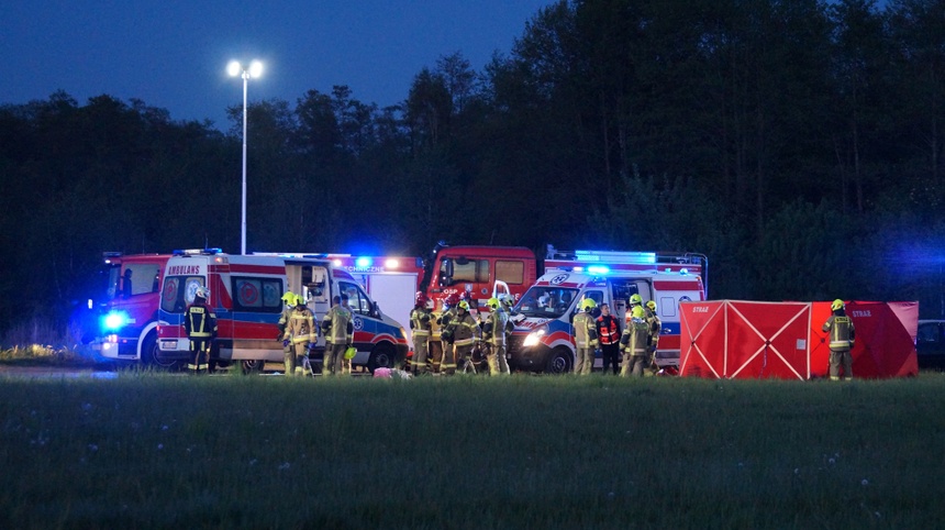 Koszmarny wypadek pod Tarczynem, fot. Facebook/Informacje na gorąco Powiat Piaseczyński