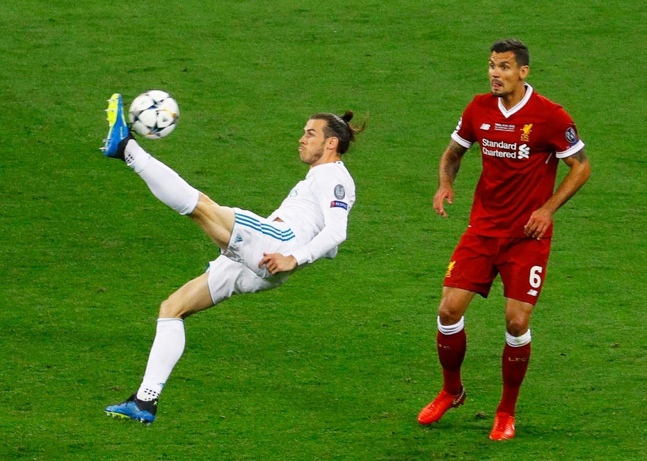 Gareth Bale strzelił gola przewrotką. Fot. PAP/EPA