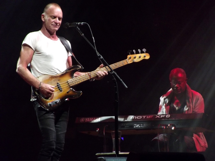 Sting grał wczoraj koncert na Stadionie Narodowym w Warszawie. Źródło: flickr.pl