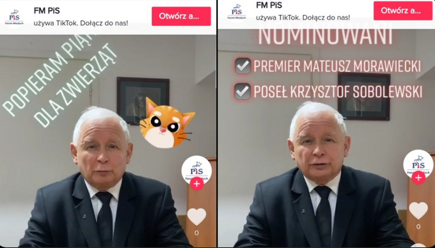 Kaczyński na TikToku: Każdy dobry człowiek powinien poprzeć tę ustawę -  blog Salon24 news