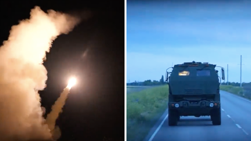Wyrzutnie rakiet M142 HIMARS, przekazane przez USA w ramach pomocy wojskowej dla Ukrainy, już uczestniczą w walkach na froncie. Źródło: Twitter/Militarylandnet