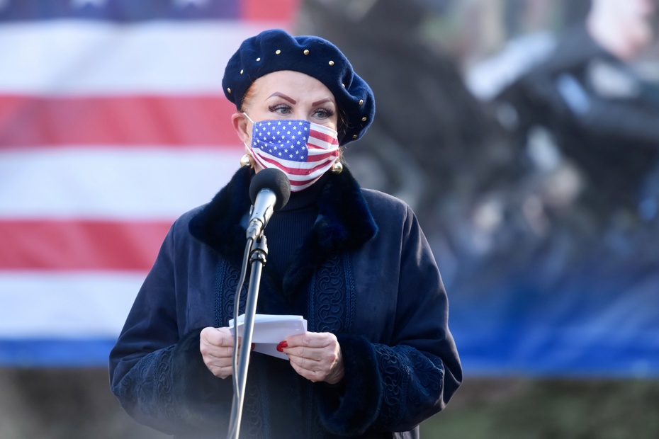 Ambasador USA w Polsce Georgette Mosbacher, 20.11.2020 r. Fot. PAP/ Jakub Kaczmarczyk
