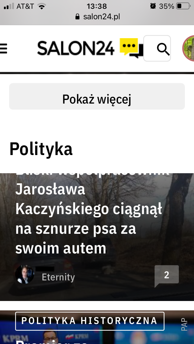 Jarosława Kaczyńskiego ciągnął...