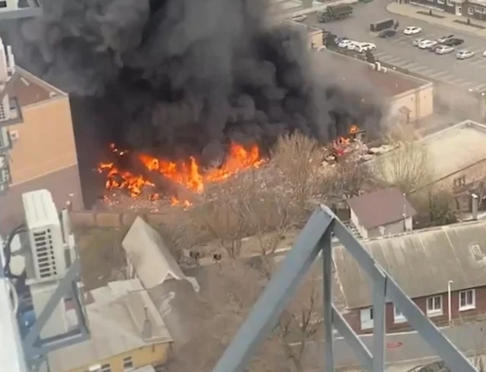 Płonie siedziba rosyjskiej służby bezpieczeństwa FSB w Rostowie