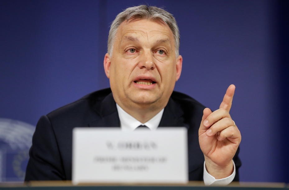 Viktor Orban, szef Fideszu. Fot. PAP/EPA
