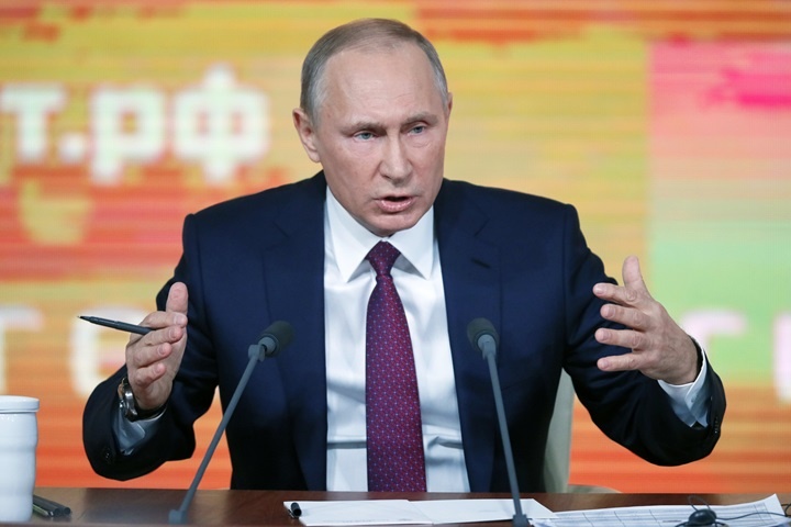 Władimir Putin, prezydent Rosji.