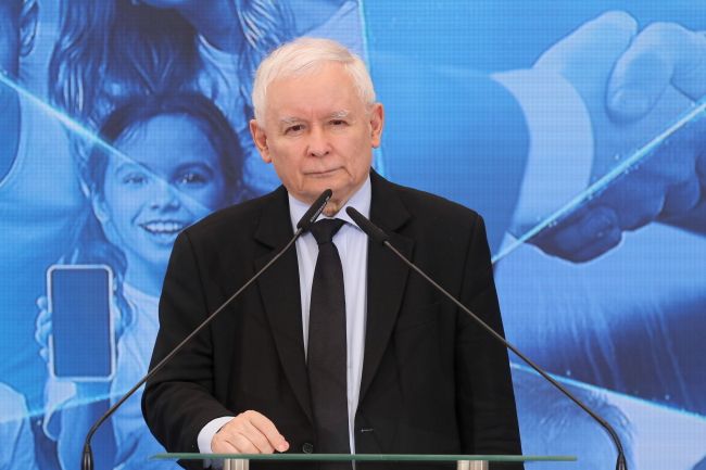 Prezes PiS, wicepremier Jarosław Kaczyński. Fot. PAP/Paweł Supernak