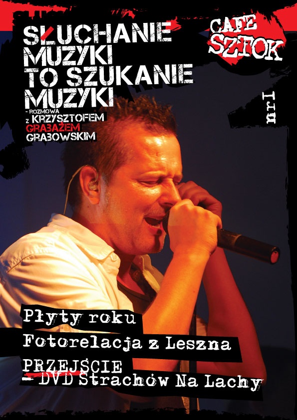 Okładka nr 1 pisma "Cafe Sztok"