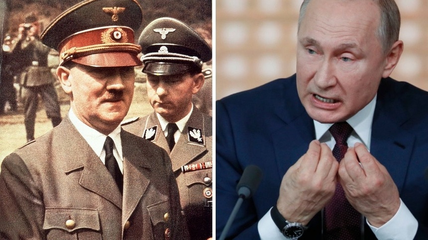 Były przewodniczący Bundestagu Wolfgang Schaeuble uważa, że są podobieństwa między Hitlerem a Putinem. Fot. PAP/EPA/Canva