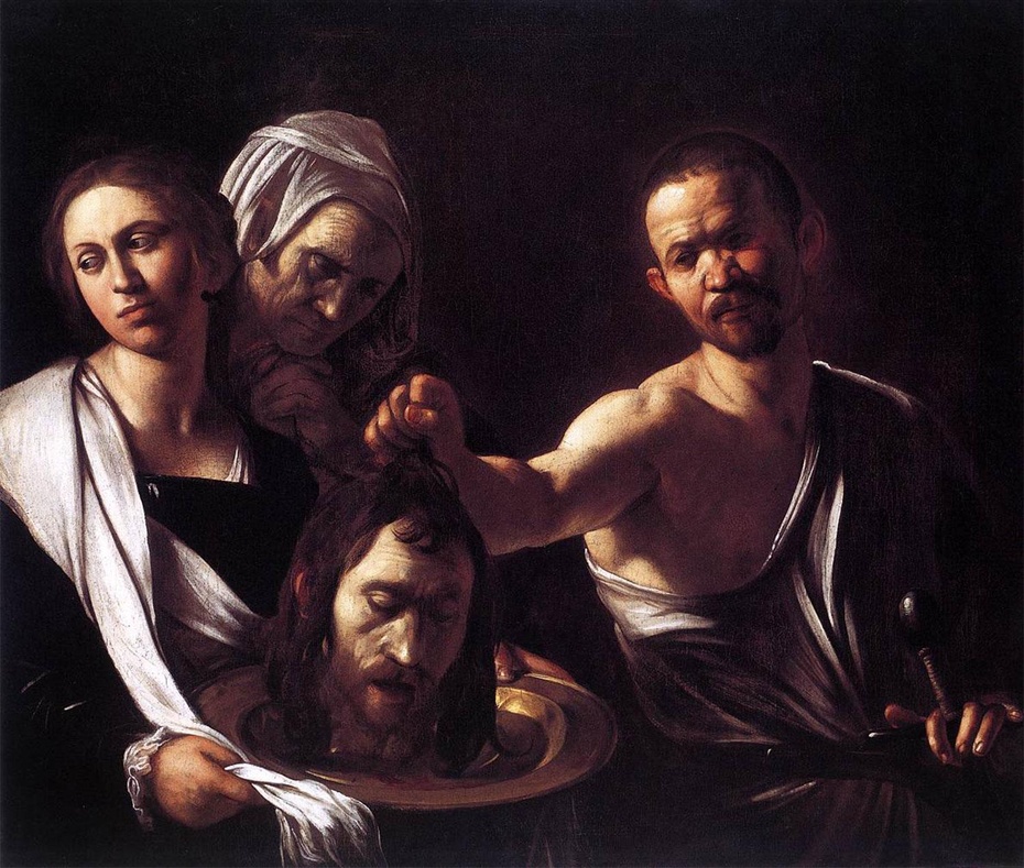 Caravaggio Salomea i głowa Jana Chrzciciela