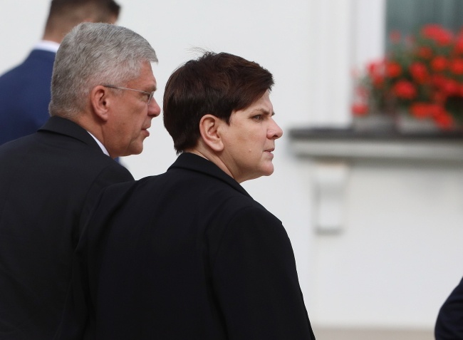 Premier Beata Szydło przed spotkaniem z PAD. Fot. PAP/ Radek Pietruszka