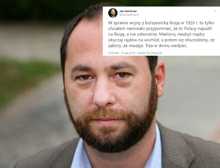 Jan Hartman: W 1920 to Polacy napadli na Rosję, a nie odwrotnie...