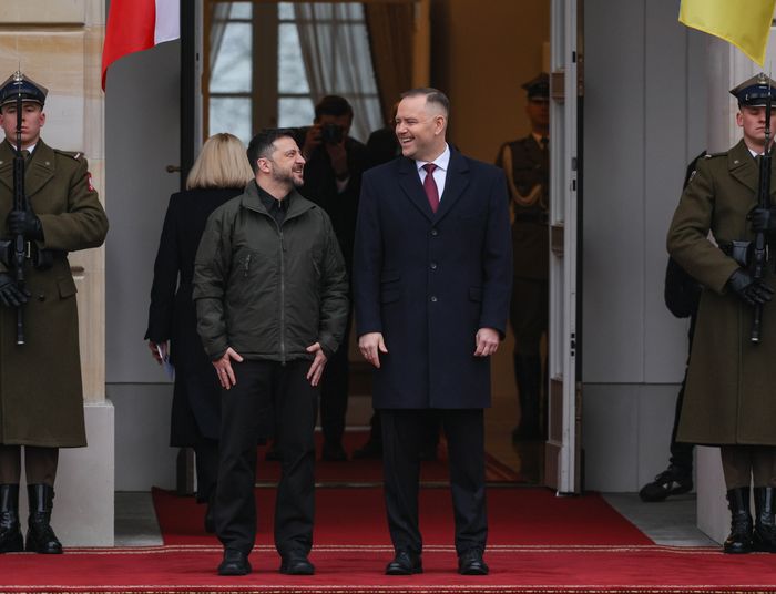 Zełenski w Warszawie. Pierwsze spotkanie z Nawrockim