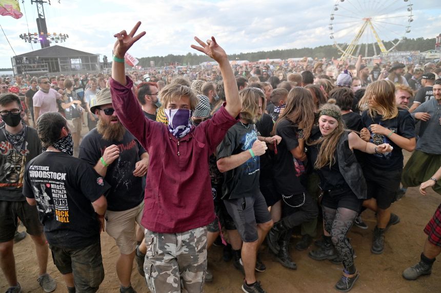Pol'And'Rock Festival, dawniej Przystanek Woodstock. Fot. PAP/Marcin Bielecki
